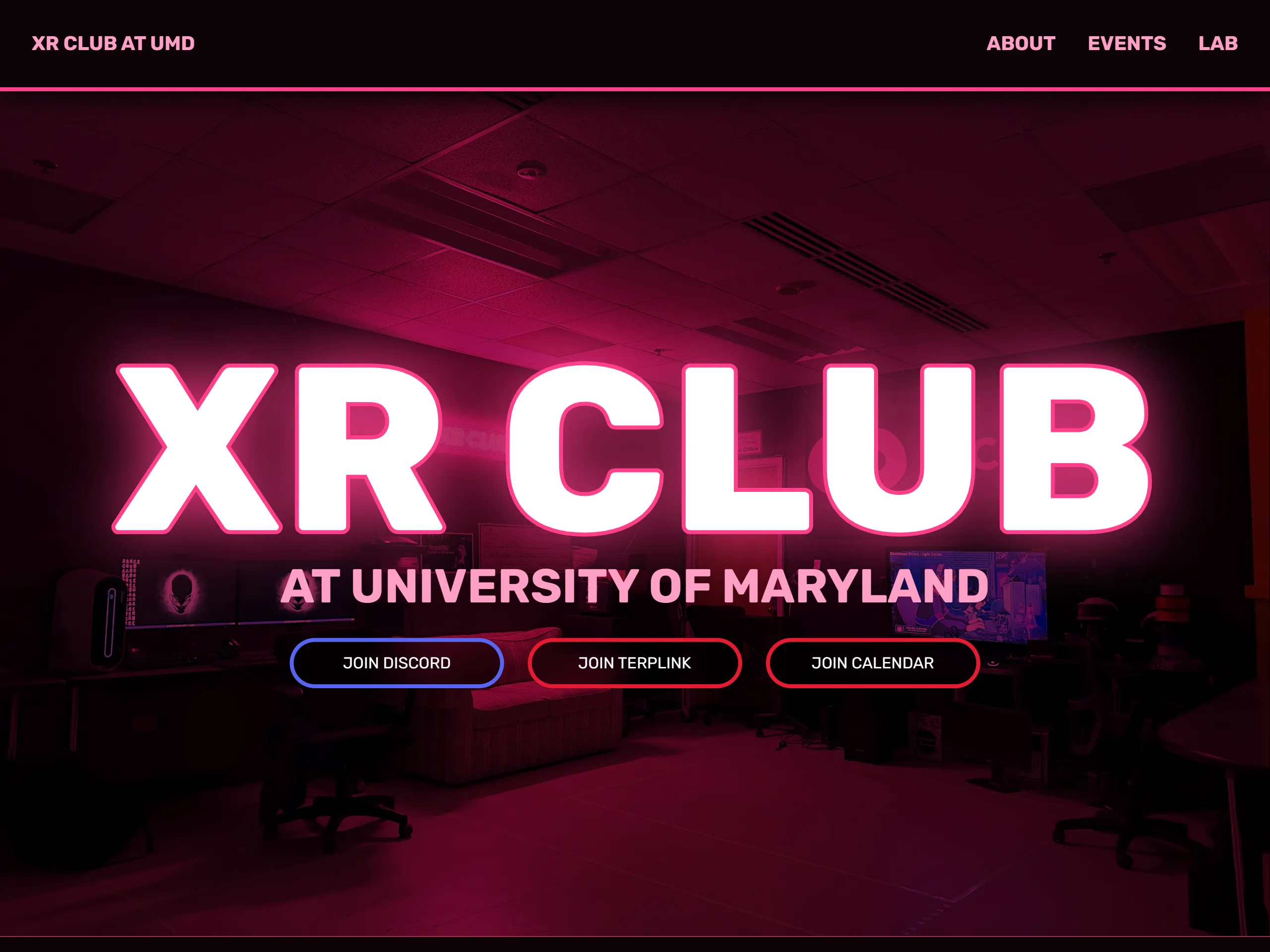 Thumbnail for XR Club Website